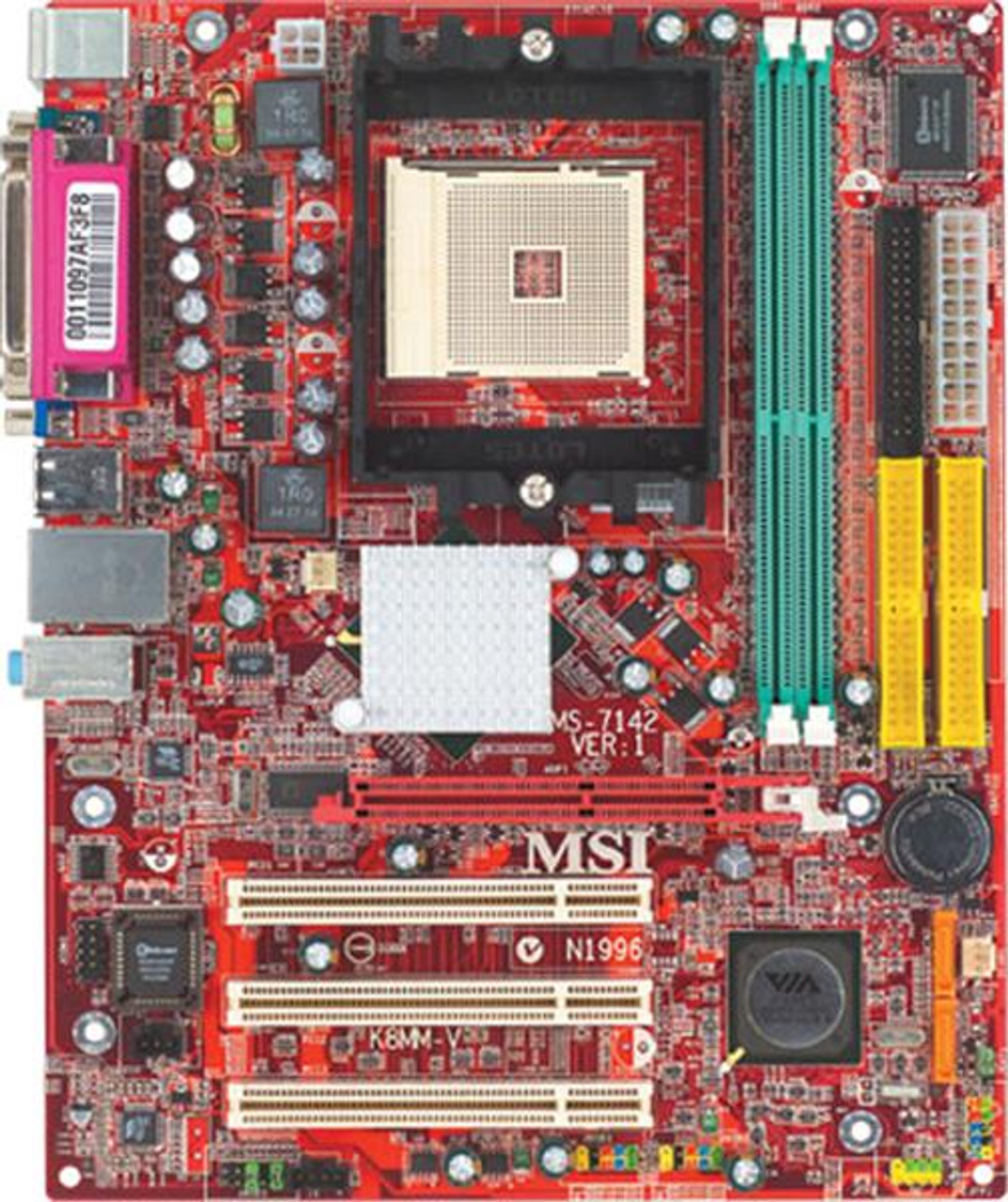 K8MM-V - MSI AMD Athlon 64 DDR Sdram 2GB Ram Supported 3 PCI Slots Via K8m800-ce Socket 754 micro-ATX Motherboard (Refurbished)