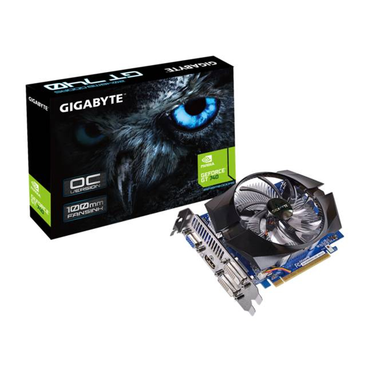 GIGABYTE NVIDIA GeForce GT 740 OC 2GB GDDR5 VGA/2DVI/HDMI PCI-Express Video Card