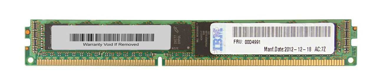 00D4991 - IBM 8GB(1X8GB)1600MHz PC3-12800 240-Pin CL11 1.5V DDR3 SDRAM ECC Single Rank X4 Registered RDIMM IBM Memory for BladeCEN