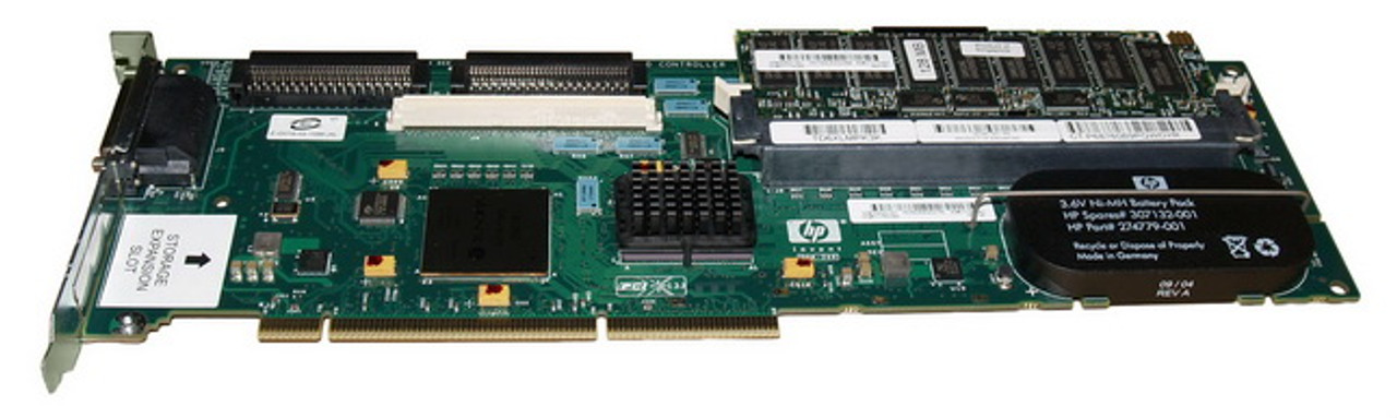 273915-B21REFURB - HP Smart Array 6402 Dual Channel PCI-X 133MHz Ultra320 RAID Controller Card with 128MB Battery Backed Write Cache (BBWC)
