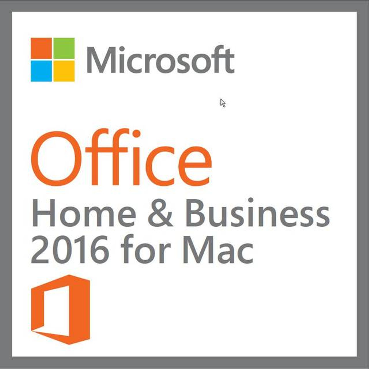 Microsoft Office Home and Business 2016 for MAC English (No Media, 1 License)