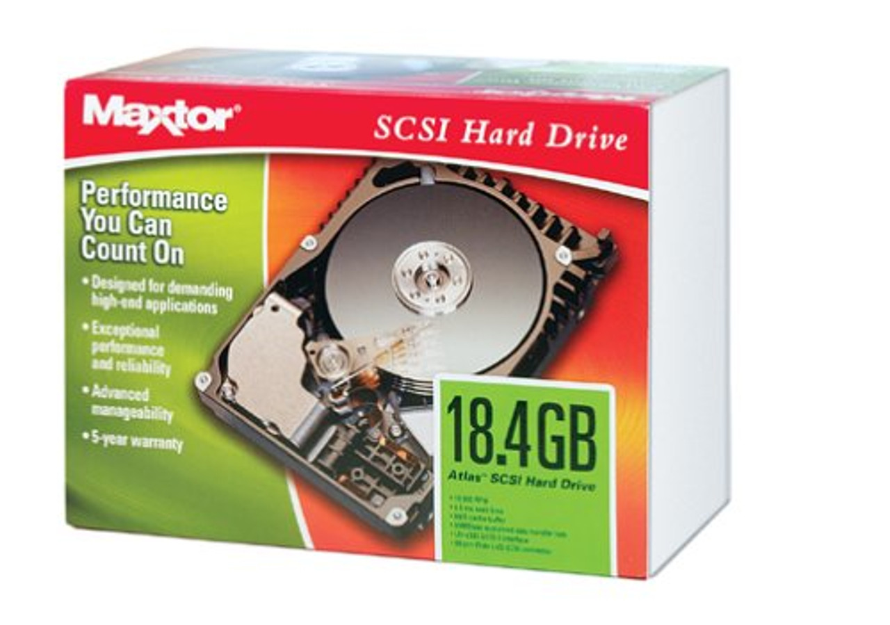 C01L018G - Maxtor Atlas 10K III 18 GB 3.5 Internal Hard Drive - 1 Pack -  - Ultra320 SCSI - 10000 rpm - 8 MB Buffer