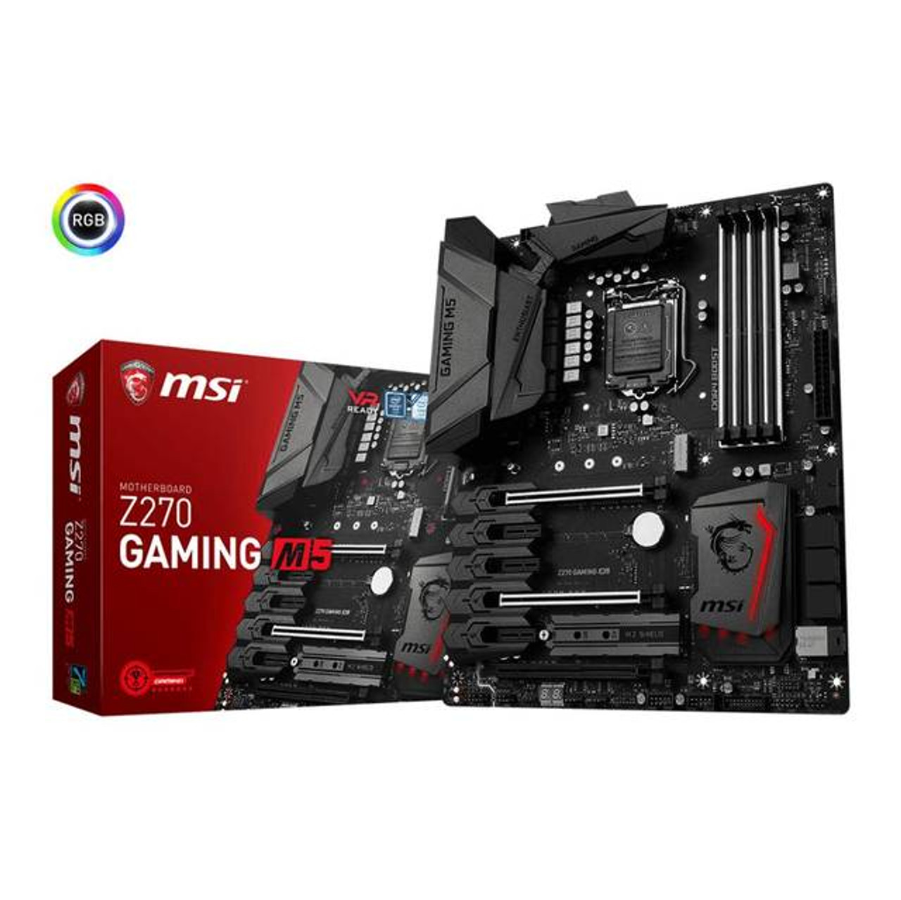 MSI Z GAMING M5 LGA/ Intel Z/ DDR4/ 3 Way CrossFireX & 2 Way SLI/  SATA3&USB3.1/ M.2/ A&GbE/ ATX Motherboard