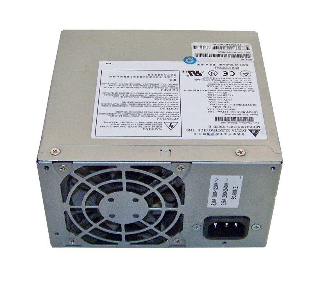 306042-001 - HP 320-Watts AC ATX Power Supply Assembly for Workstation XW5000
