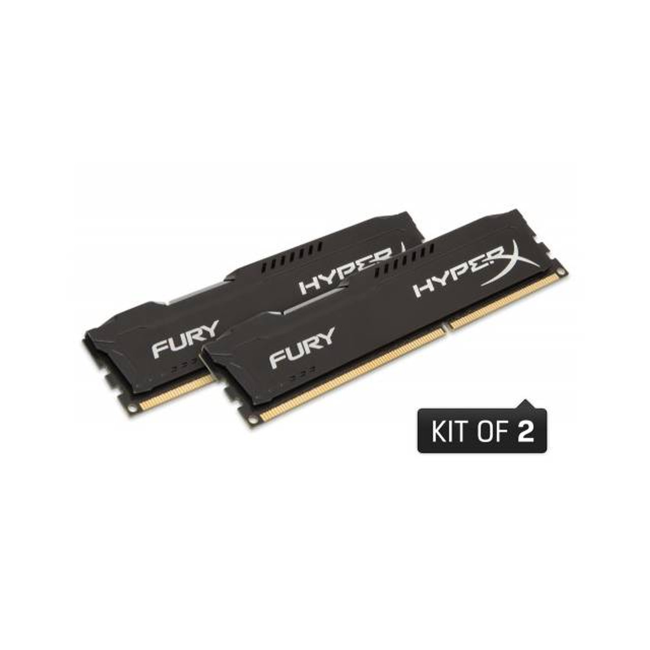 Kingston HyperX FURY Black HX316C10FBK2/16 DDR3-1600 16GB(2x8GB)/1Gx64 CL10 Memory Kit