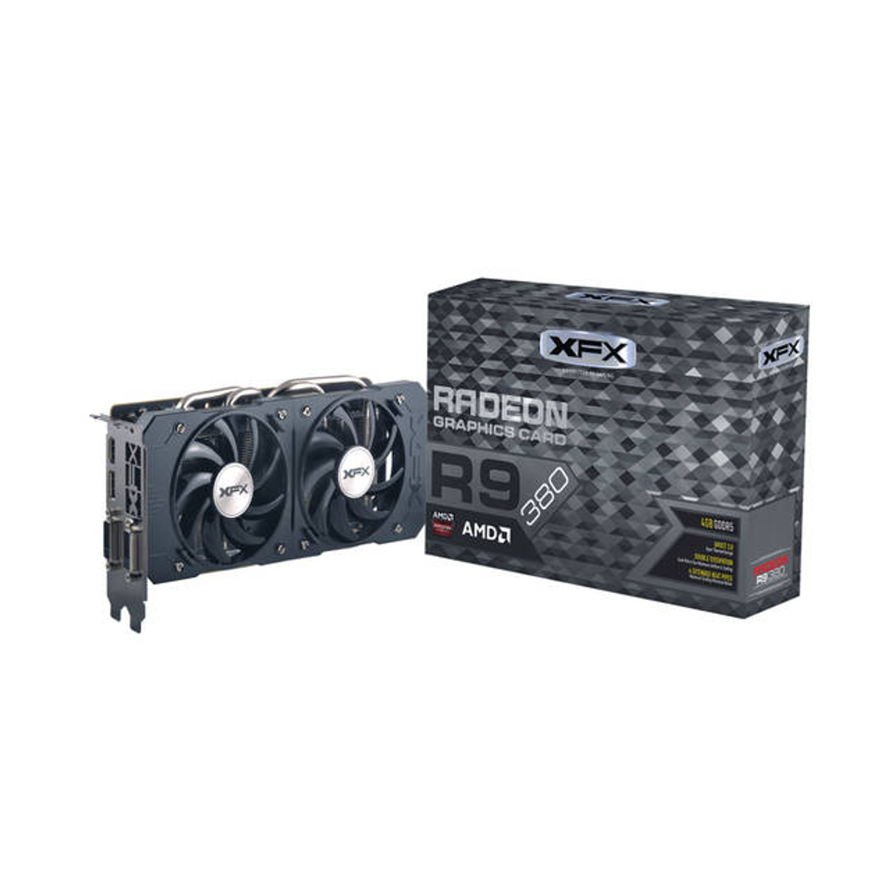 XFX AMD Radeon R9 380 4GB GDDR5 2DVI/HDMI/DisplayPort PCI-Express Video Card