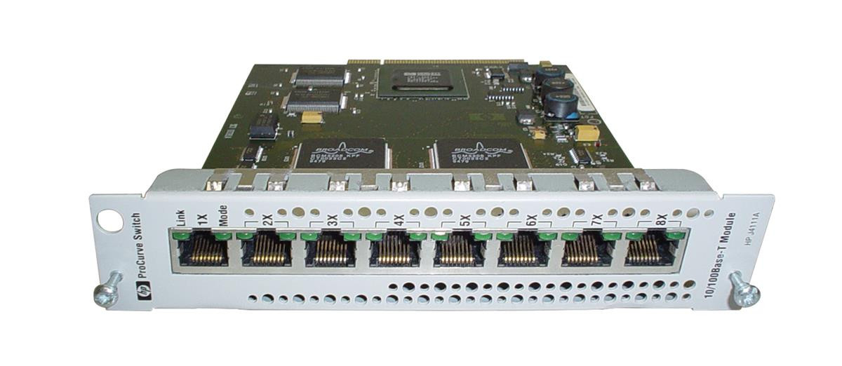 J4111A - HP ProCurve 8-Ports 10/100Base-T Switch Expansion Module