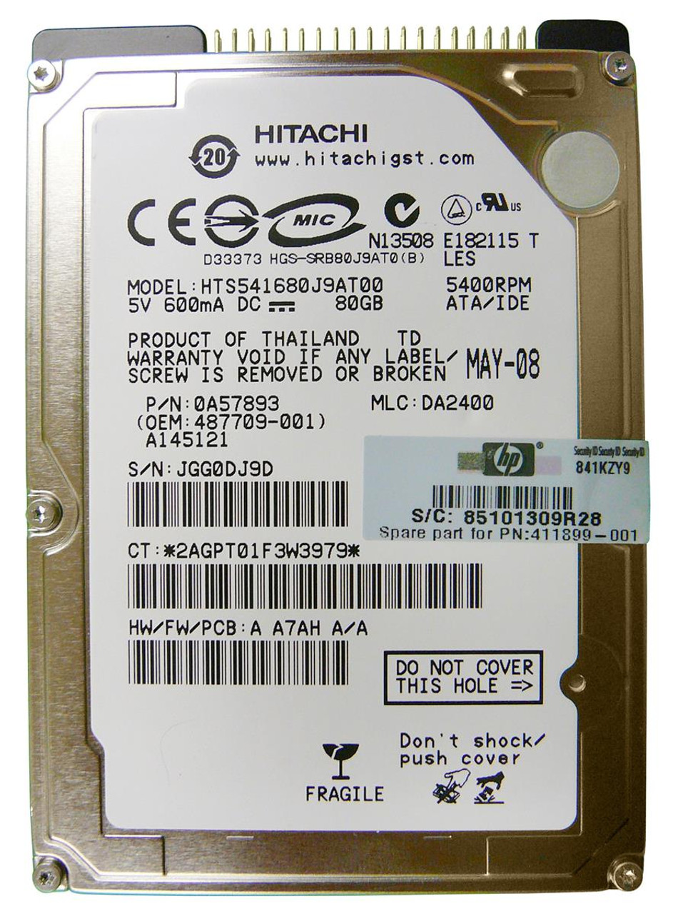 411899-001N - HP 60GB 5400RPM IDE Ultra ATA-100 2.5-inch Hard Drive