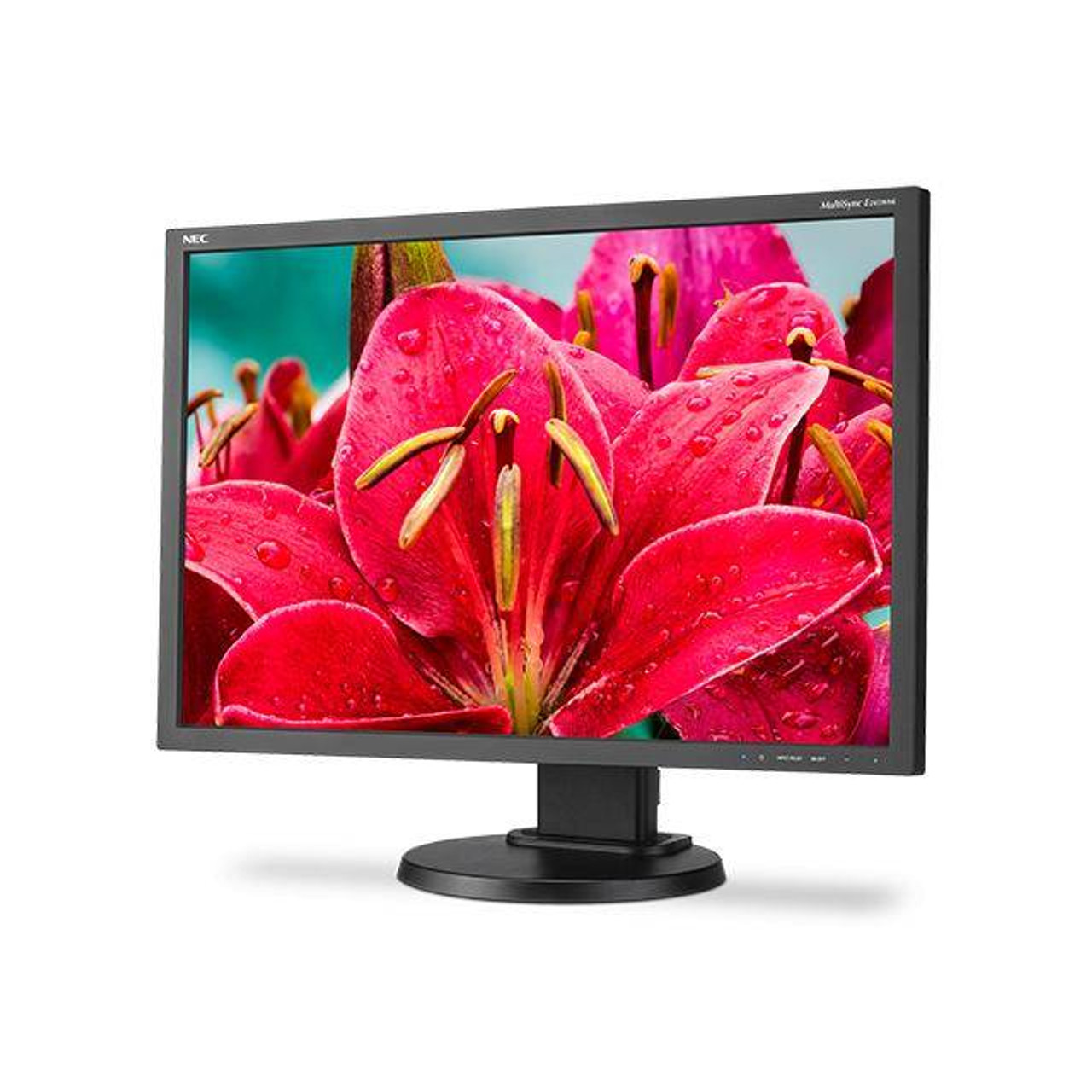 NEC MultiSync E245WMI-BK 24 inch Widescreen 1,000:1 6ms VGA/DVI/DisplayPort LED LCD Monitor, w/ Speak