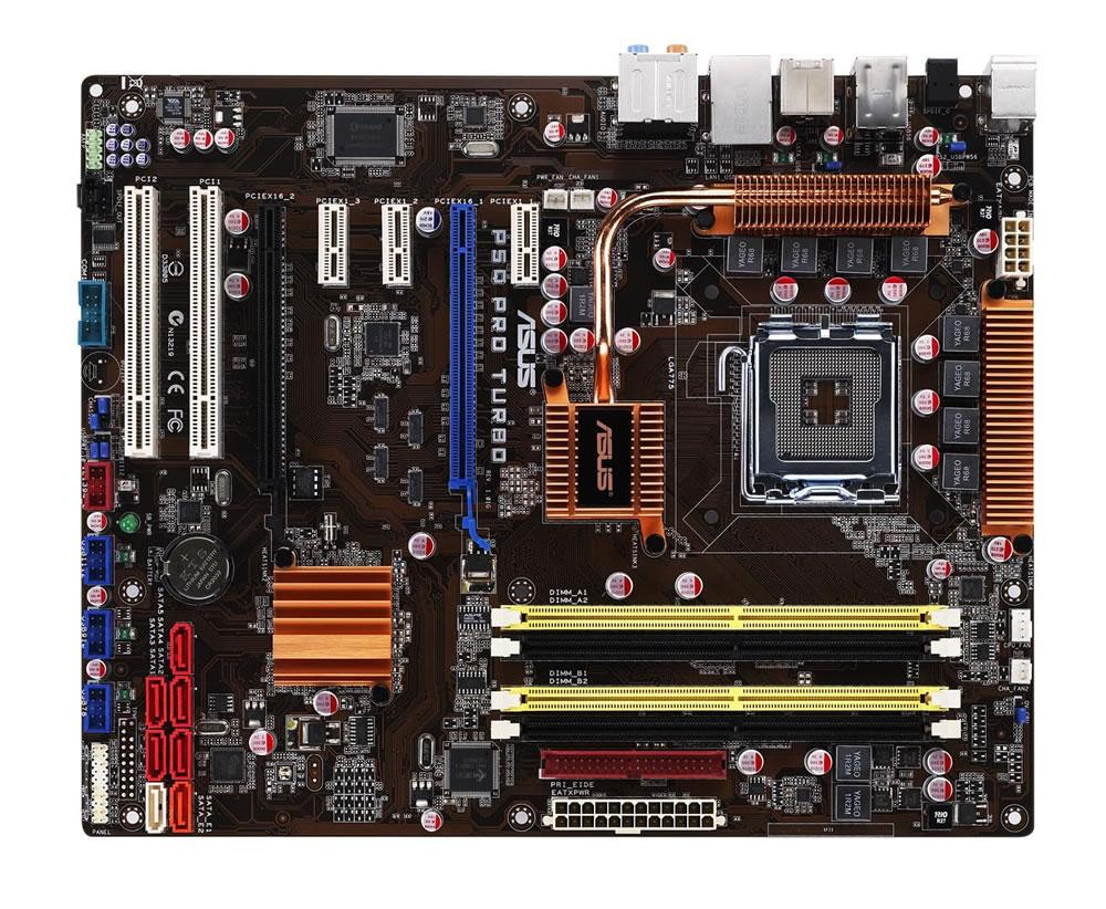 90-MIB840-G0EAY00Z - ASUS P5Q PRO Turbo Intel P45/ ICH10R Chipset Core 2 Quad/ Core 2 Extreme/ Core 2 Duo/ Pentium Dual-Core/ Celeron Processors Support Socket L