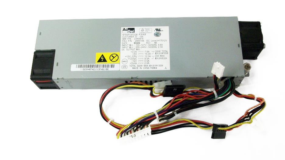 26K4106 - IBM 300-Watts Power Supply for xSeries X306