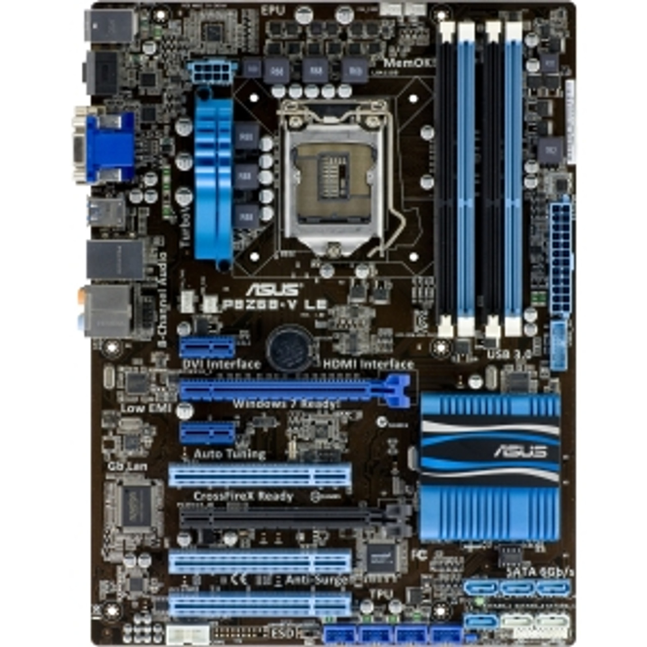 90-MIBGS0-G0AAY0KZ - ASUS P8Z68-V LE Intel Z68 Chipset 2nd Generation Core  i7/ Core i5/ Core i3 Processors Support Socket LGA1155 ATX Motherboard