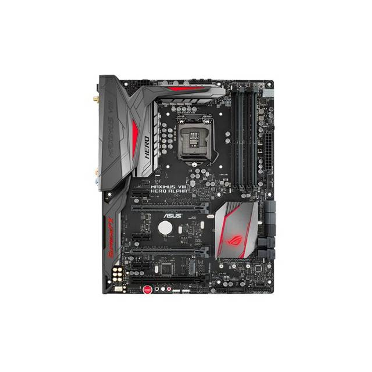 Asus ROG MAXIMUS VIII HERO ALPHA LGA1151/ Intel Z170/ DDR4/ 3-Way  CrossFireX & Quad-GPU SLI/ SATA3&USB3.1/ M.2&U.2/ WiFi/ A&GbE/ ATX  Motherboard