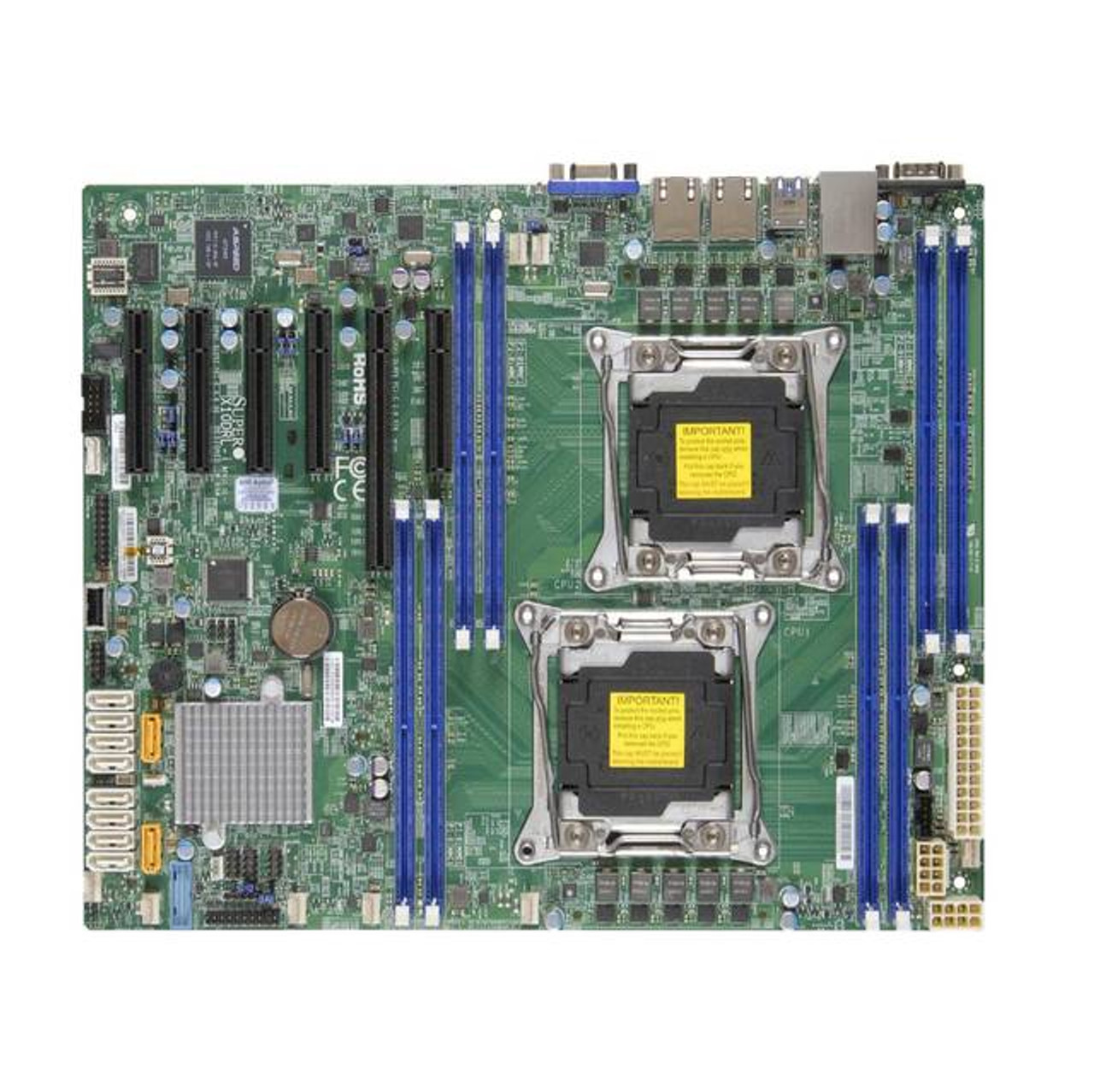 Supermicro X10DRL-I-O Dual LGA2011/ Intel C612/ DDR4/ SATA3&USB3.0/ V&2GbE/ ATX Server Motherboard