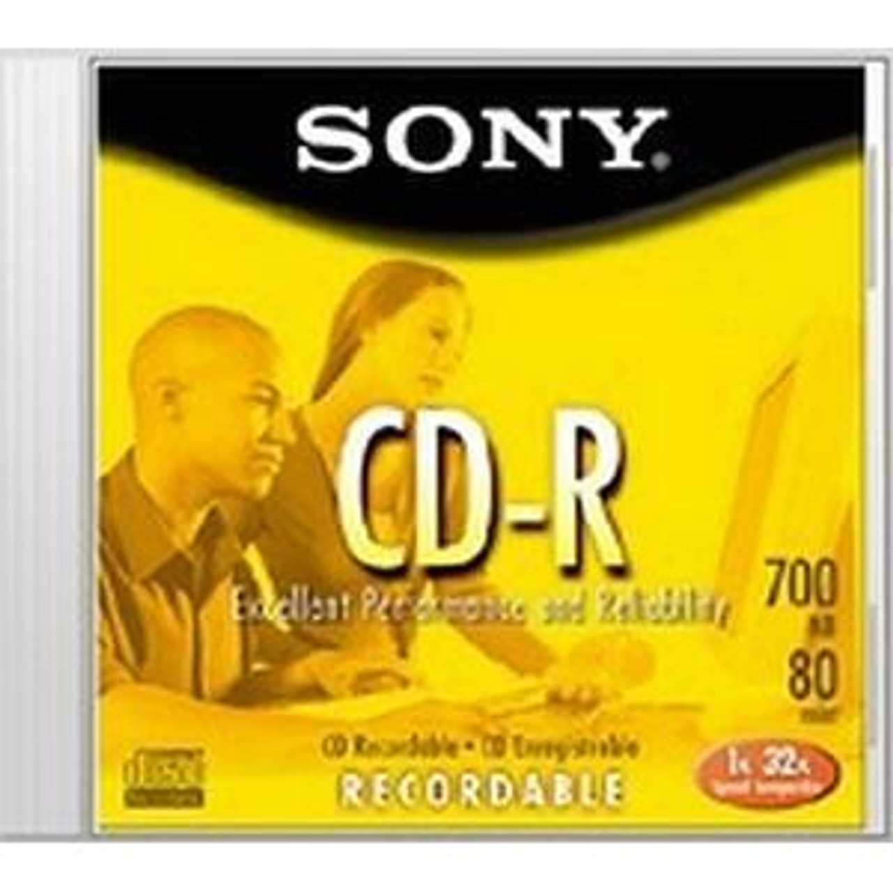 50CDQ80LS3/T - Sony 48x CD-R Media - 700MB - 50 Pack