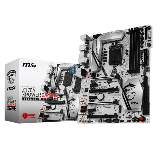 MSI Z170A XPOWER GAMING TITANIUM EDITION LGA1151/ Intel Z170/ DDR4/ 4-Way CrossFireX & 2-Way SLI/ SATA3&USB3.1/ M.2&SATA Express/ A&GbE/ ATX Motherboard