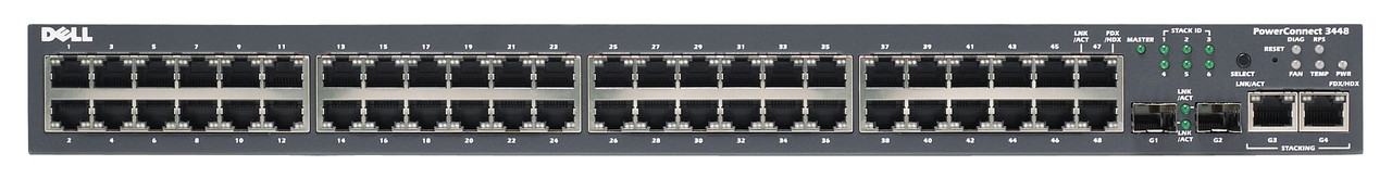 0UF089 - Dell Powerconnect 3448 Switch (Refurbished)