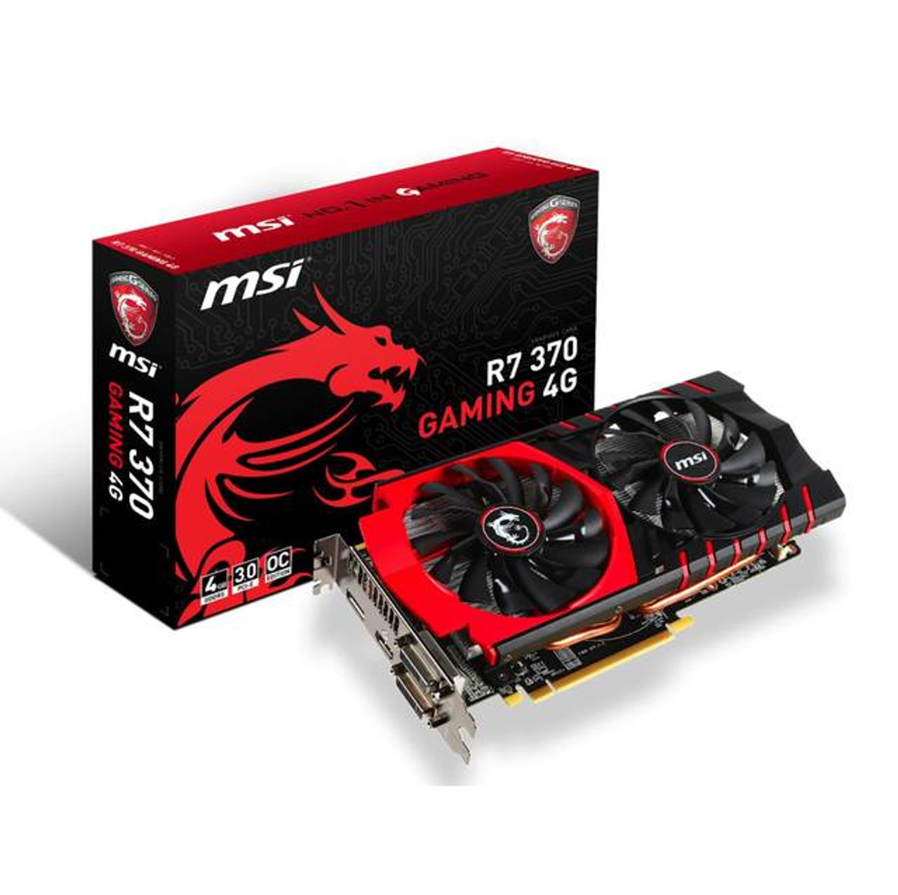 R7 370 GAMING 4G | MSI AMD Radeon R7 370 GAMING 4GB GDDR5 2DVI