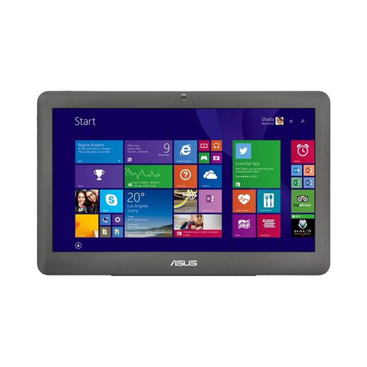 Asus AIO ET2040IUK-C1 19.5 inch Intel Celeron J1800 2.41GHz/ 2GB DDR3/  500GB HDD Windows 8.1 Pro All-in-One PC (Black)