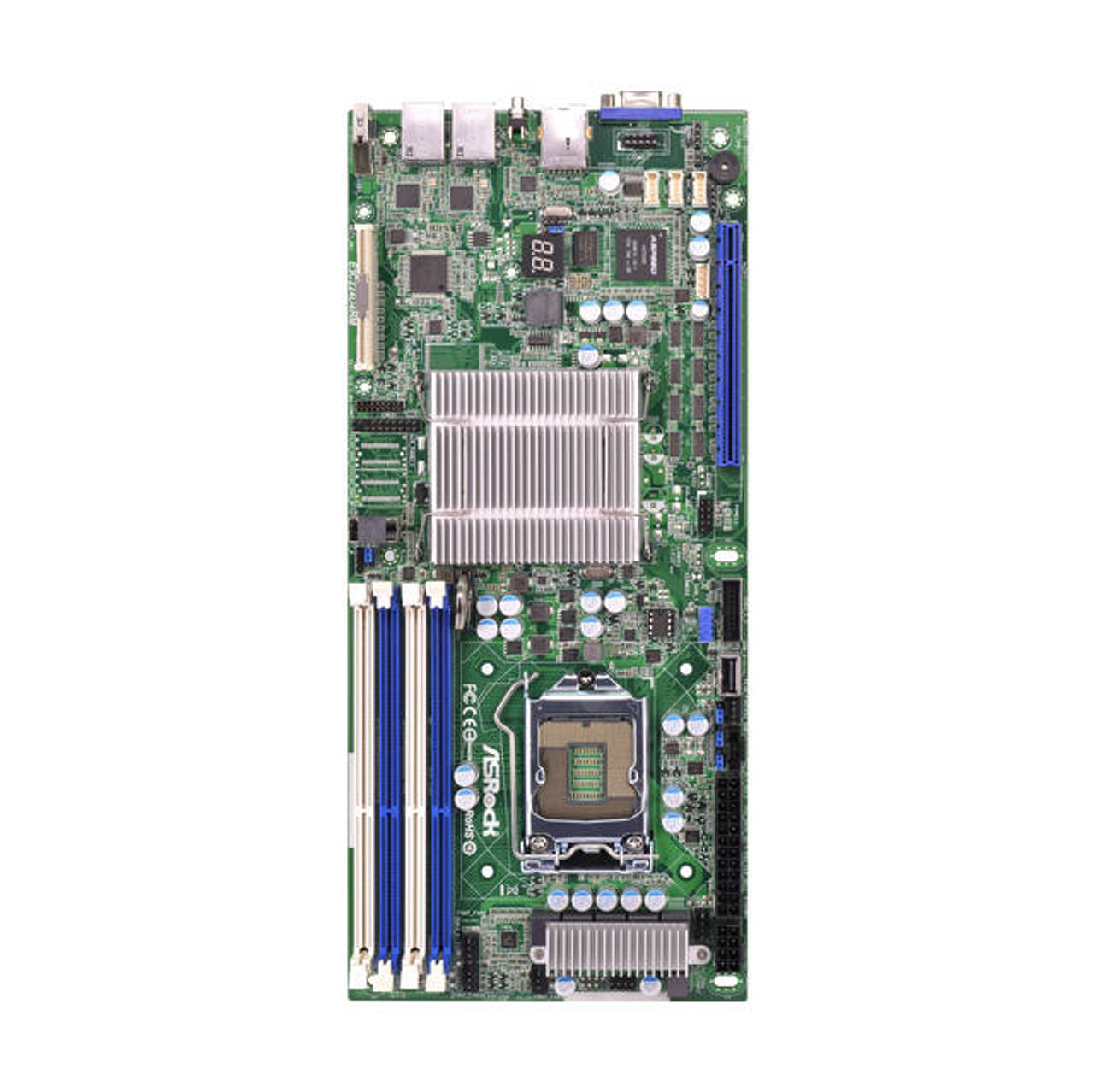 ASRock Rack E3C224D4HM LGA1150/ Intel C224/ DDR3/ SATA3&USB3.0/ V&2GbE/ Half Width Server Motherboard