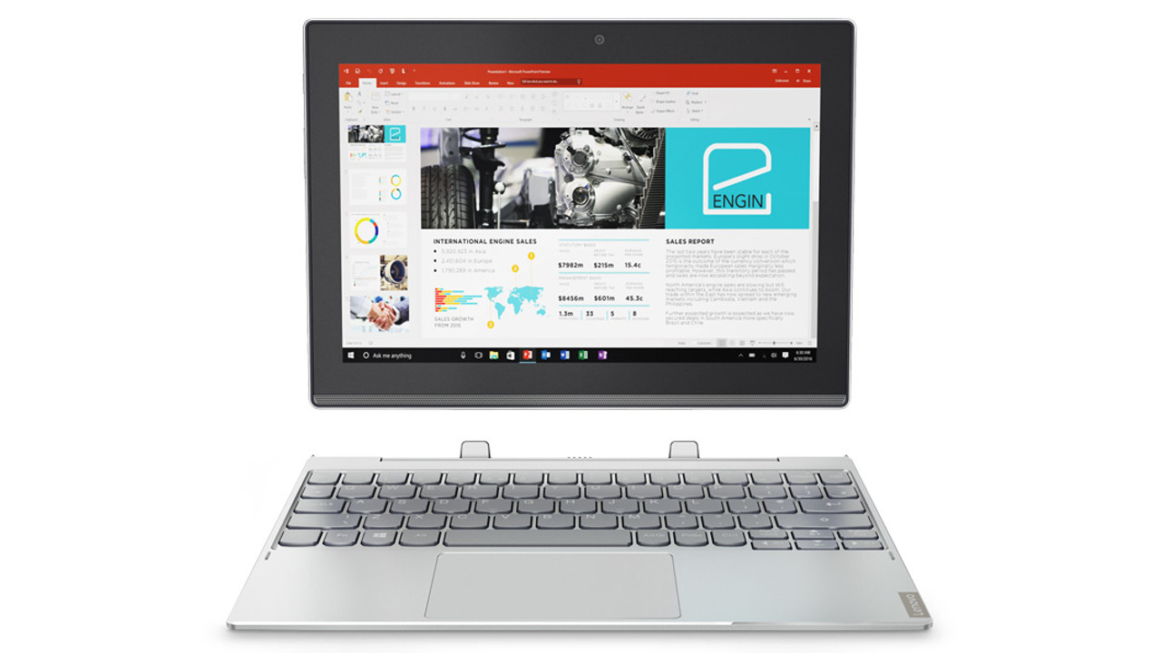 Lenovo Miix 320 1.44GHz x5-Z8350 10.1" 1920 x 1200pixels Touchscreen Silver Hybrid (2-in-1)