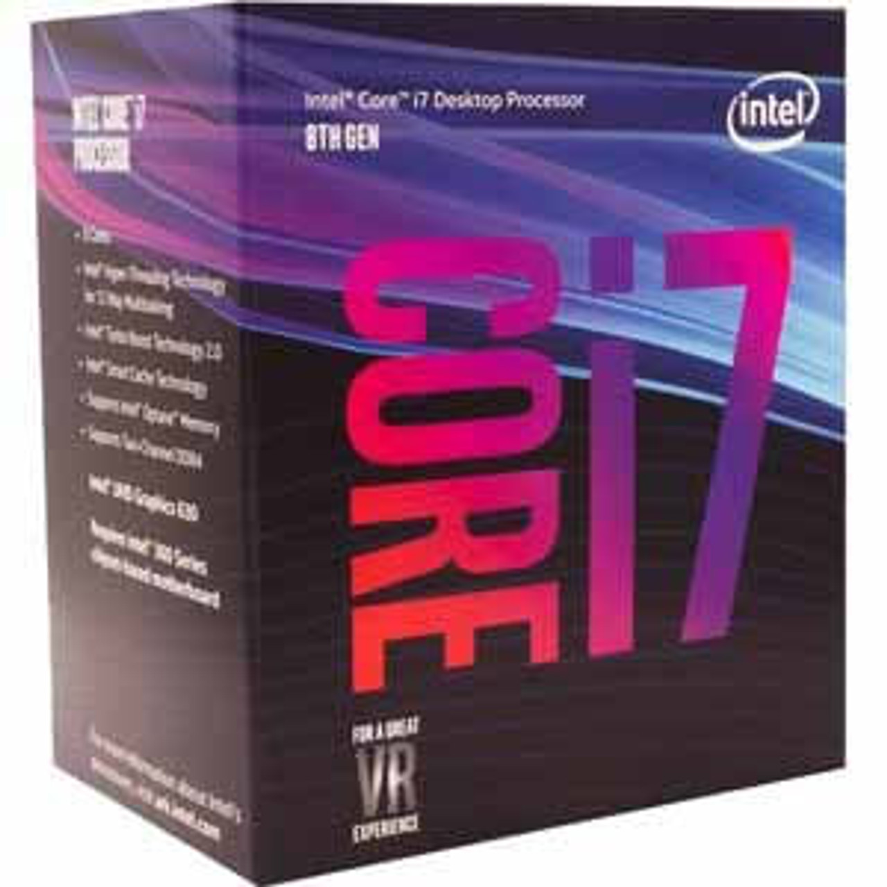 Intel 8th Gen Core i7-8700 Processor (Coffee Lake) Up to 4.6GHz Max Turbo /  12MB Cache