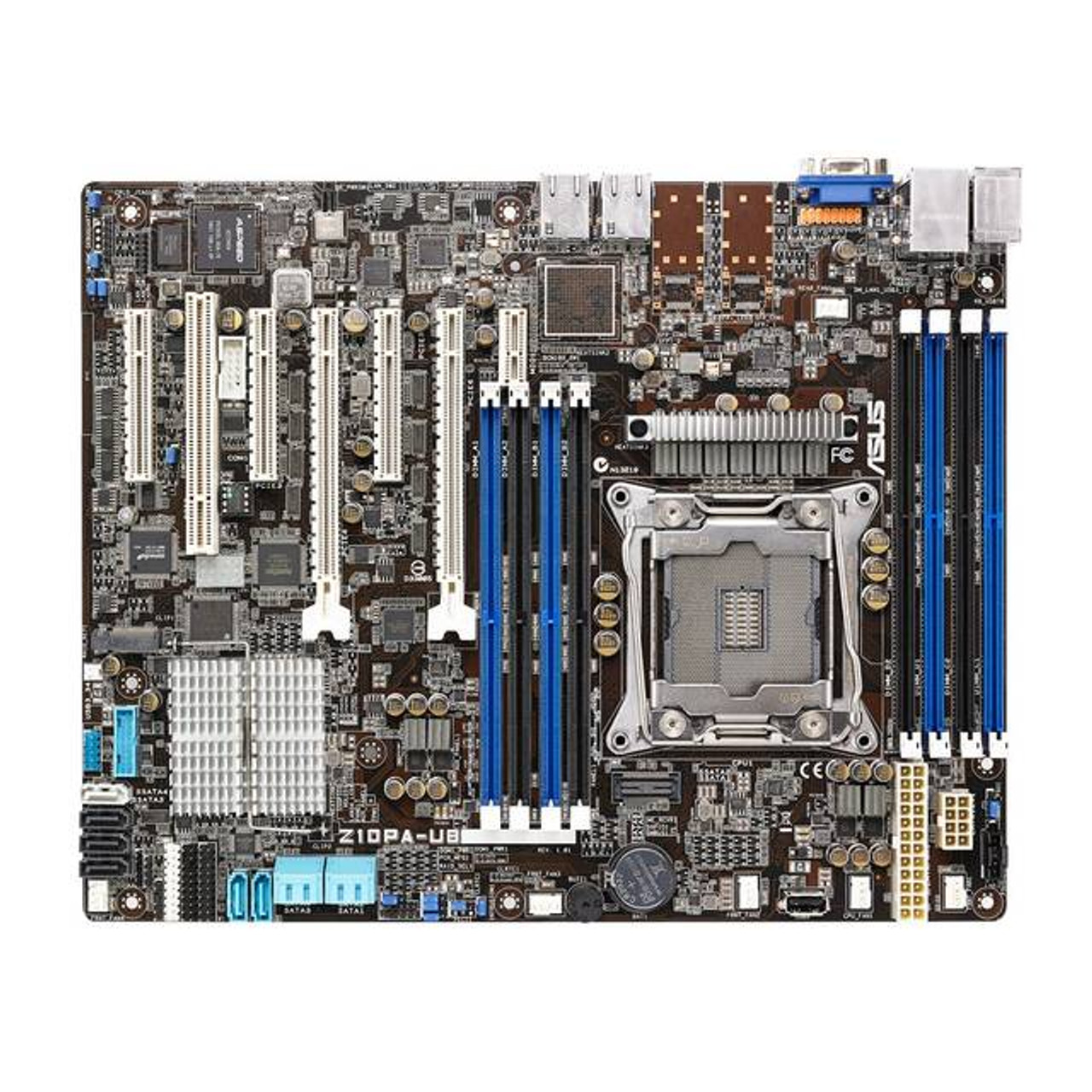 ASUS Z10PA-U8 LGA2011-v3/ Intel C612 PCH/ DDR4/ SATA3&USB3.0/ M.2/ V&2GbE/ ATX Server Motherboard