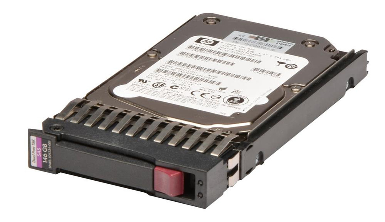 504062-B21-01CT - HP 146GB 15000RPM SAS 6GB/s Hot-Pluggable Dual Port 2.5-inch Hard Drive