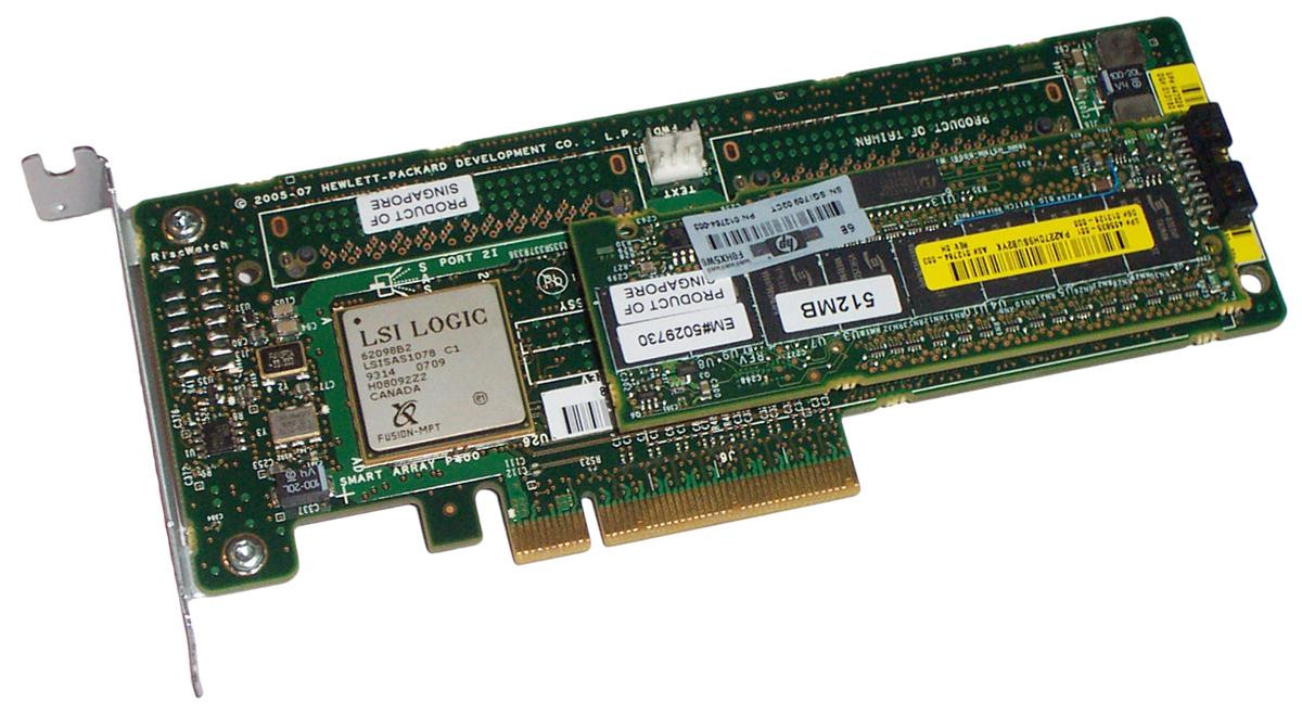 405162-B21#0D1 - HP Smart Array P400 PCI-Express 8-Channel Serial Attached SCSI (SAS) RAID Controller Card with 512MB BBWC (Battery Backed Write Cache)