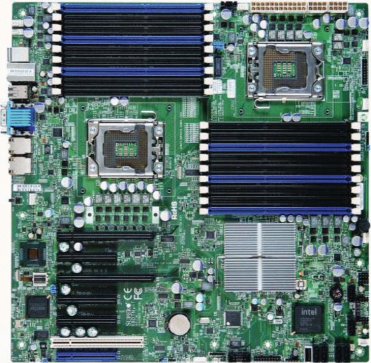 Supermicro X8DTN+-F-O Dual LGA1366 Xeon/ Intel 5520/ V&2GbE/ Enhanced EATX Server Motherboard