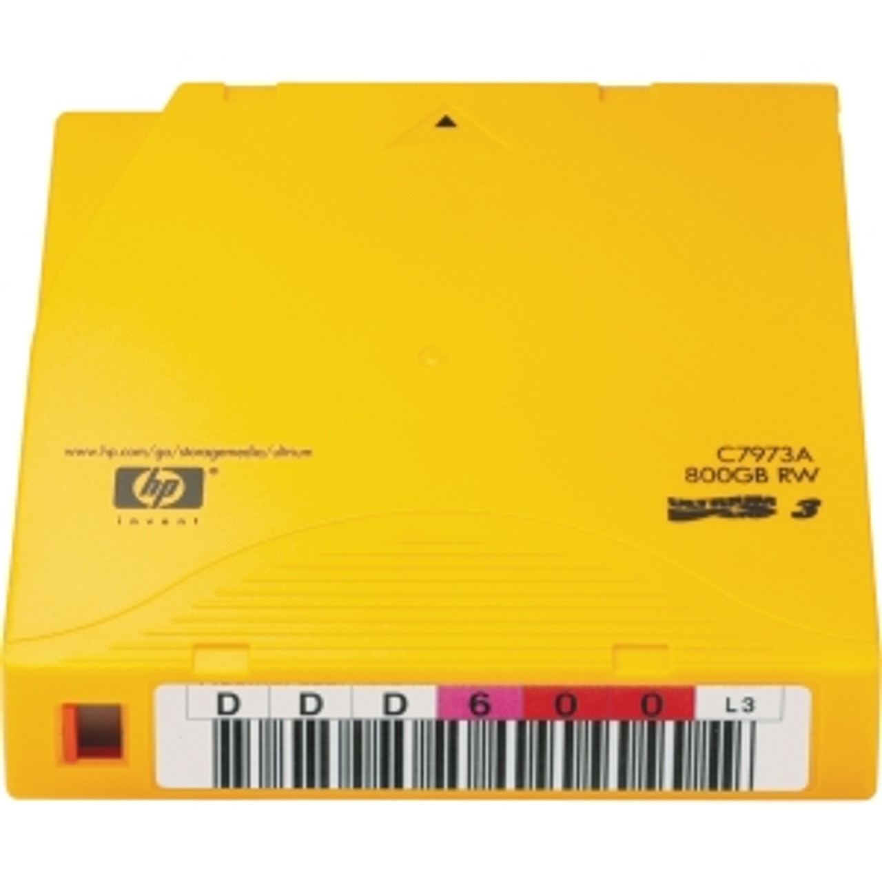 C7973AK - HP LTO-3 Ultrium 400/800GB RW Storage Media non Custom Label Tape Data Cartridge