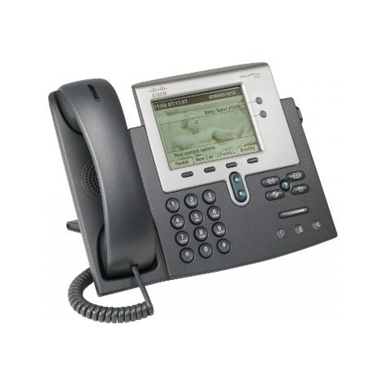 Cisco Unified IP Phone 7942G- VoIP Phone SCCP, SIP-Silver, Dark gray