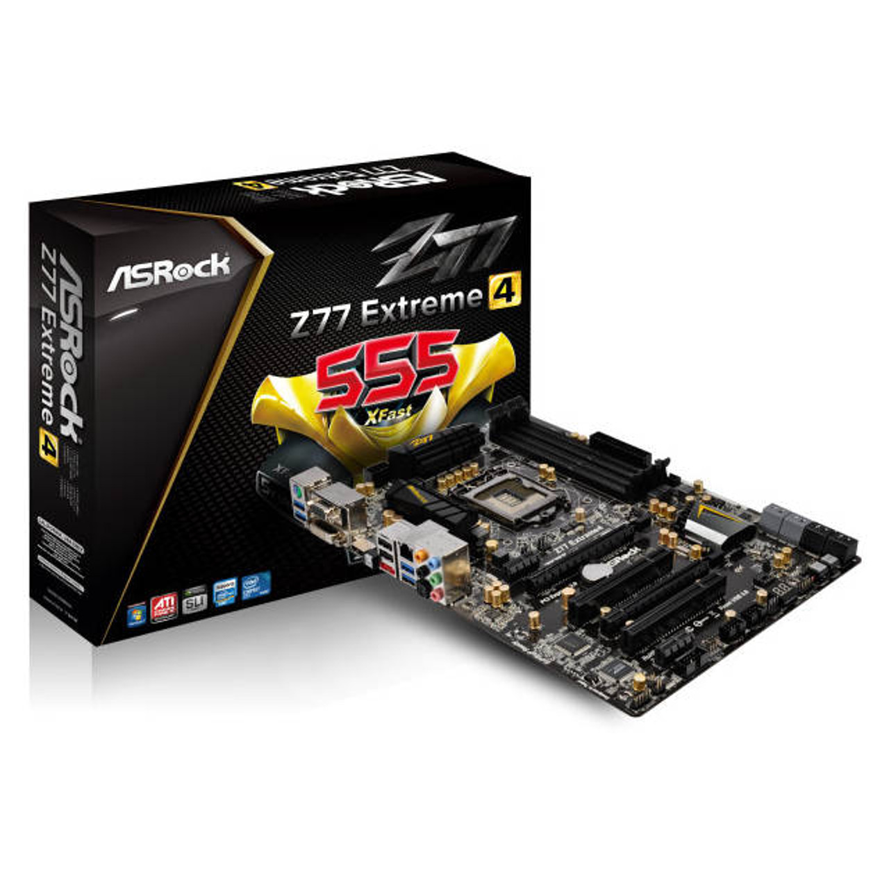 ASRock Z77 EXTREME4 LGA1155/ DDR3/ SATA3&USB3.0/ Quad CrossFireX & Quad  SLI/ A&GbE/ ATX Motherboard