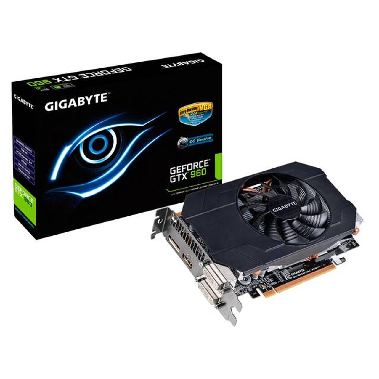 GIGABYTE NVIDIA GeForce GTX 960 2GB GDDR5 2DVI/HDMI/DisplayPort PCI-Express  Video Card