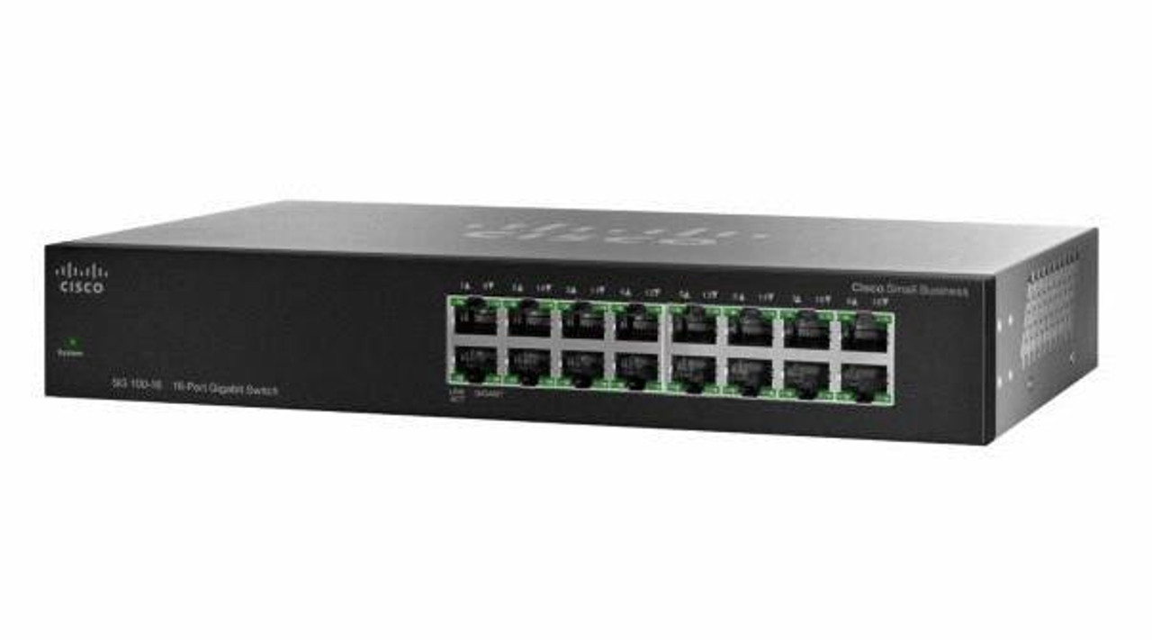 SR2016T | Cisco Sg 100-16 Ethernet Switch 16 Port Base-T (Refurbished)