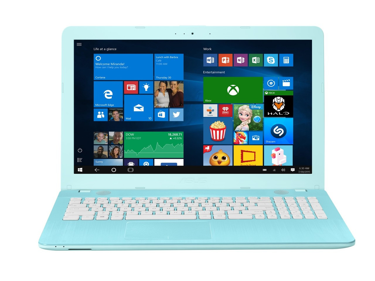 ASUS R541NA 1.1GHz N3450 15.6" 1366 x 768pixels Blue Notebook