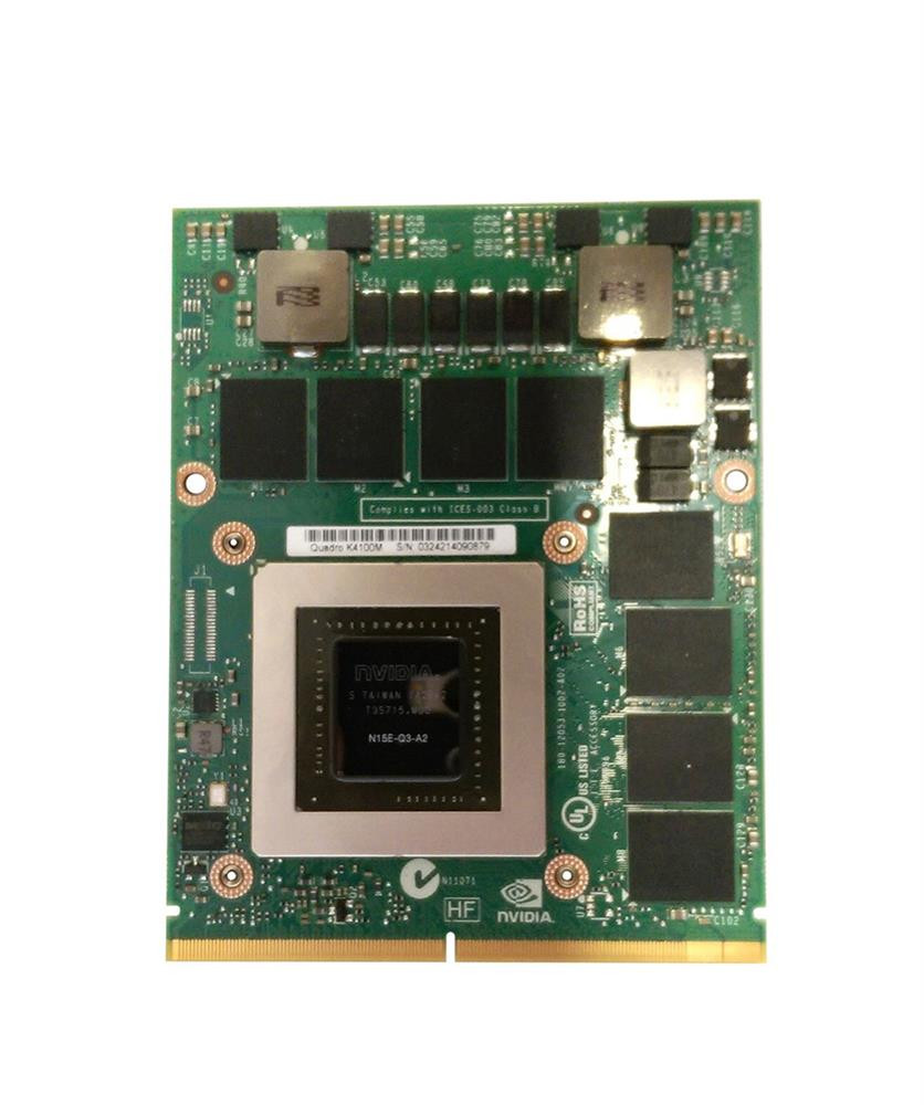 X8T6N - Dell nVidia Quadro K4100M 4GB MXM Video Card