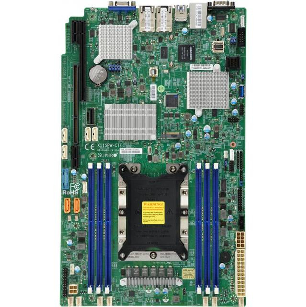 Supermicro X11SPW-CTF-O LGA3647/ Intel C622/ DDR4/ SATA3&SAS3&USB3.0/ V&2GbE/ Proprietary WIO Server Motherboard