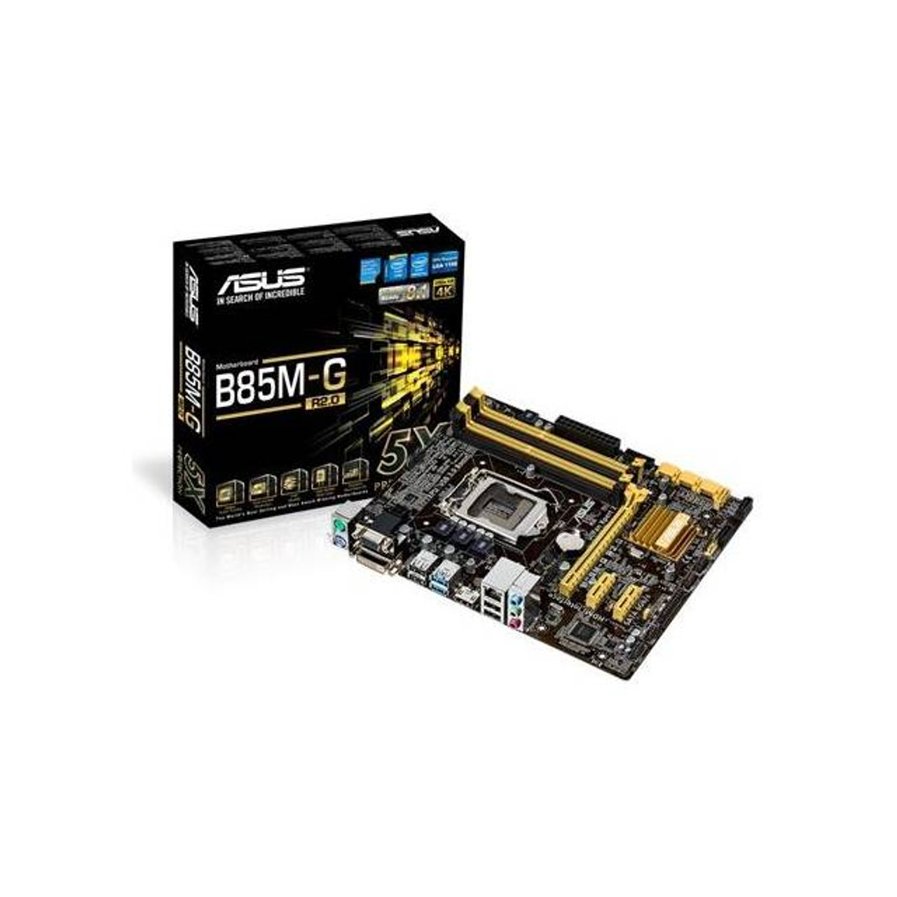 Asus B85M-G R2.0 LGA1150/ Intel B85/ DDR3/ SATA3&USB3.0/ A&GbE/ MicroATX Motherboard