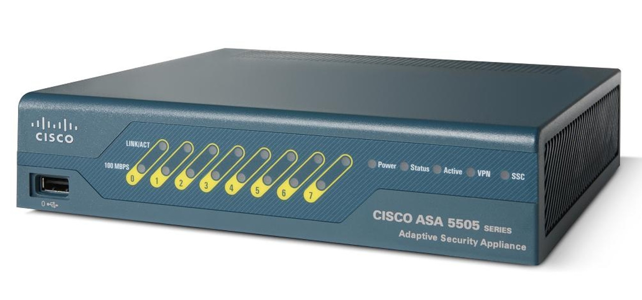 Cisco ASA 5505 Firewall Edition Bundle - Security Appliance - 8 Ports