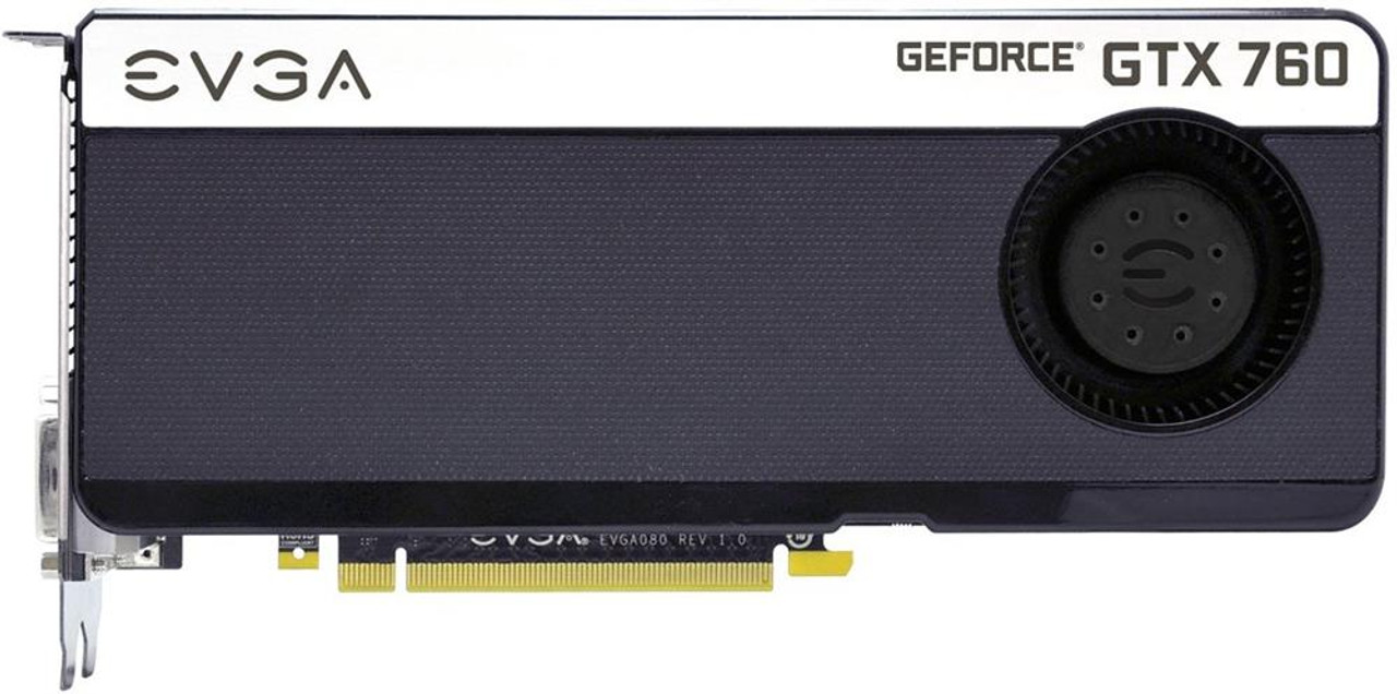 02G-P4-2760-KR - EVGA GeForce GTX 760 2GB 256-Bit GDDR5 PCI Express 3.0 x16 Dual DVI/ HDMI/ DisplayPort/ SLI Support Video Graphics Card
