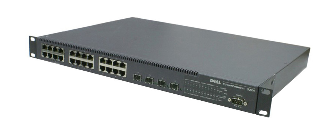 3N359 - Dell PowerConnect 5224 24-Ports Managed Gigabit Ethernet Switch (Refurbished)