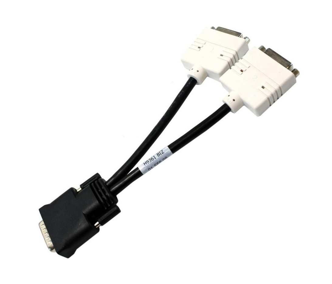R0915 - Dell DVI SPLITTER Y Cable DMS-59 Connector (1X LFH/2X 25-Pin DVI) for nVidia VID