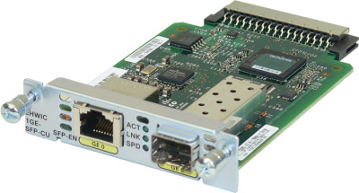 Cisco EHWIC-1GE-SFP-CU= Internal Ethernet/Fiber networking card