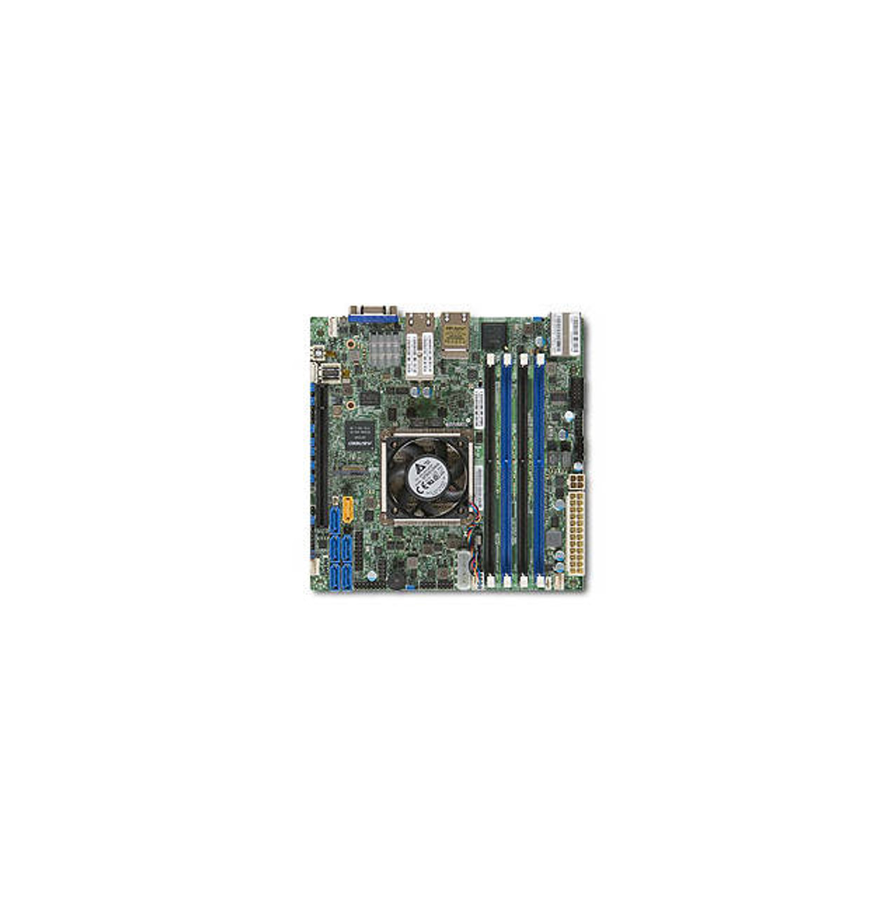 Supermicro X10SDV-4C+-TLN4F-O Intel Xeon D-1518/ DDR4/ SATA3&USB3.0/ V&4GbE/ Mini-ITX Motherboard & CPU Combo