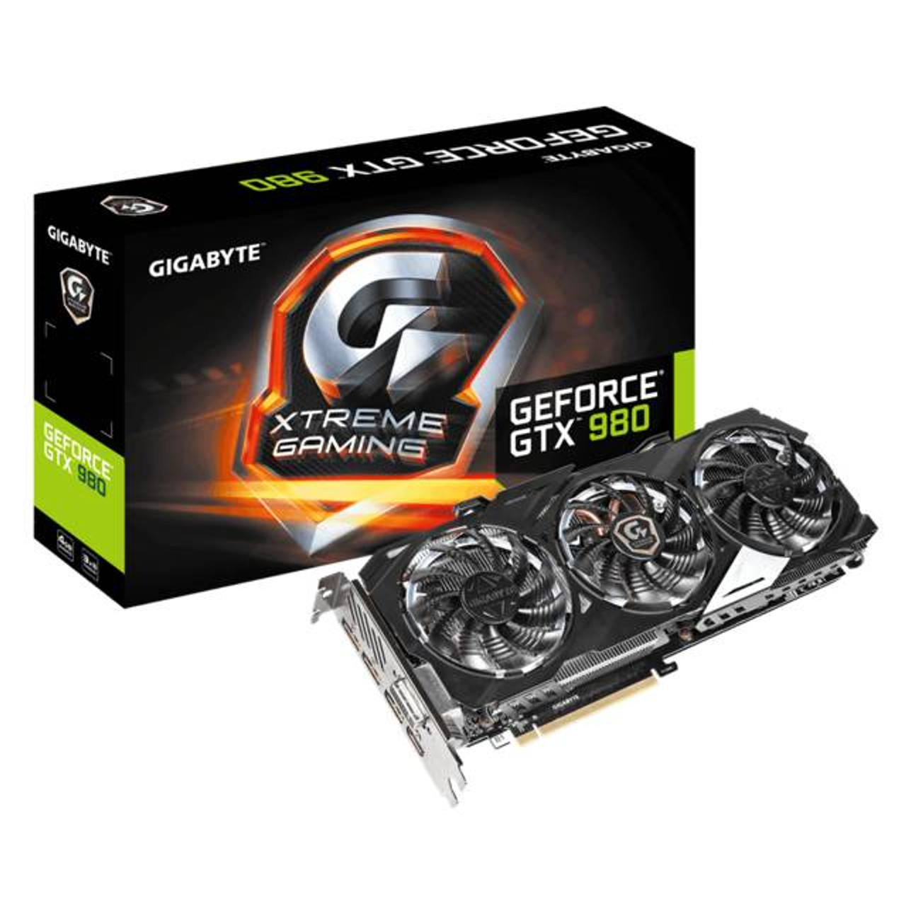 GIGABYTE NVIDIA GeForce GTX 980 4GB GDDR5 DVI/HDMI/3DisplayPort PCI-Express  Video Card