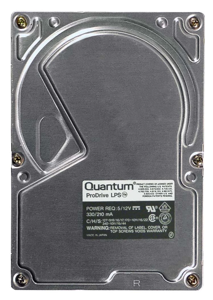 RR17A492 - Quantum ProDrive LPS 170MB 3600RPM ATA/IDE 128KB Cache 3.5-inch Internal Hard Drive