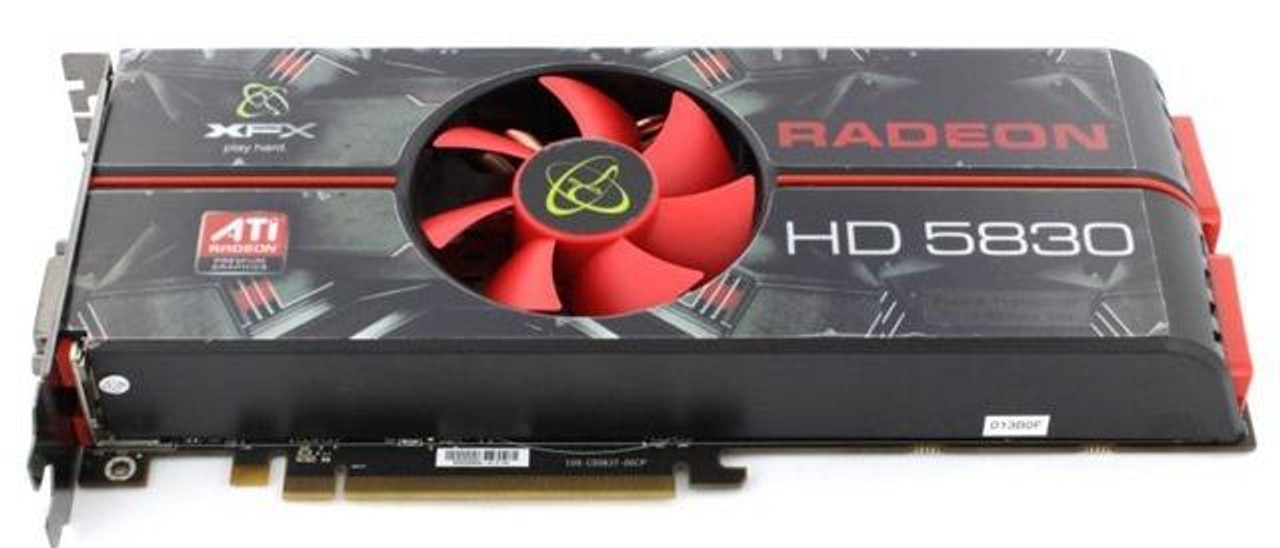 HD-583X-ZAFV - XFX Radeon HD 5830 1GB DDR5 PCI Express 2.1 x16 Dual DVI/ HDMI/ DisplayPort/ HDCP Ready/ CrossFireX Supported Video Graphics Card