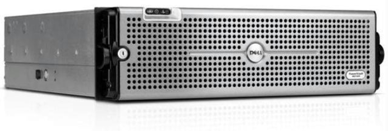 MD1000 - Dell POWERVAULT MD1000 - NO CPU NO RAM 2X Controller 2X Power Bezel Rails with A PERC 6/E Controller