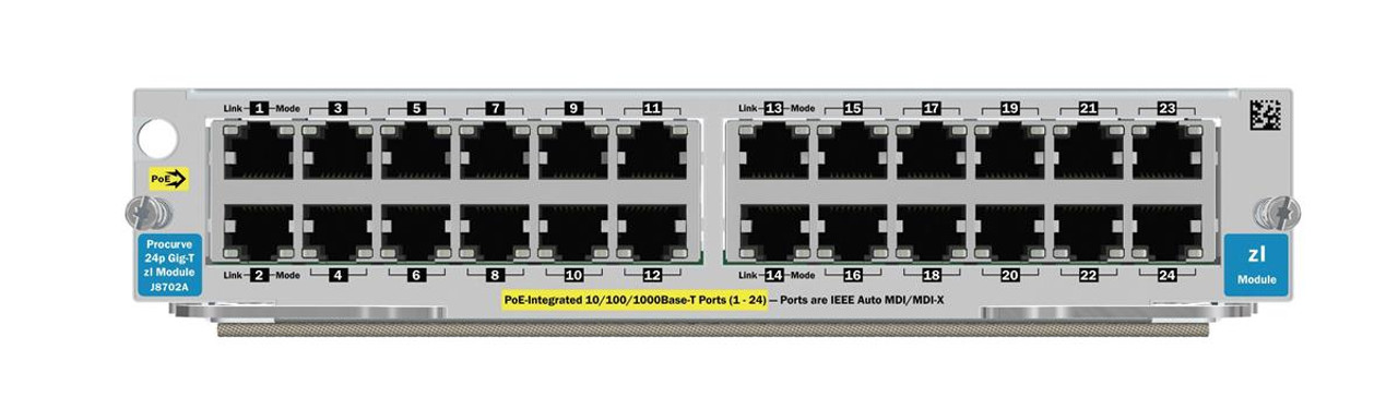 J8702 - HP ProCurve 5400zl 24-Ports 10/100/1000 PoE Integrated Switch Expansion Module